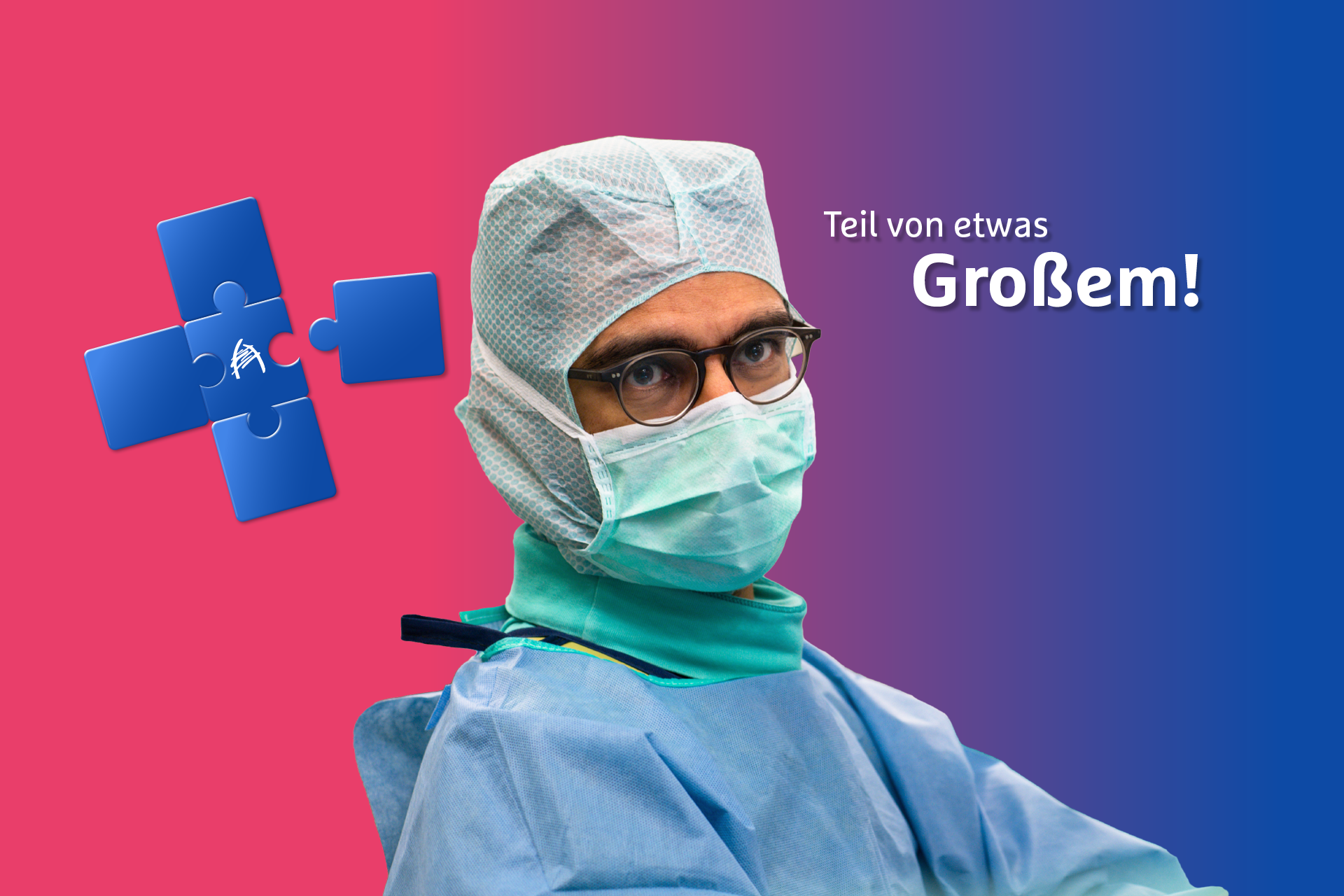 Arzt als Teil von etwas Großem